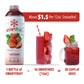 Smartfruit Summer Strawberry + Antioxidants, 100% Real Fruit Pur  E, Non-Gmo, No Additives, Vegan - 48 Fl. Oz - 2 Pack