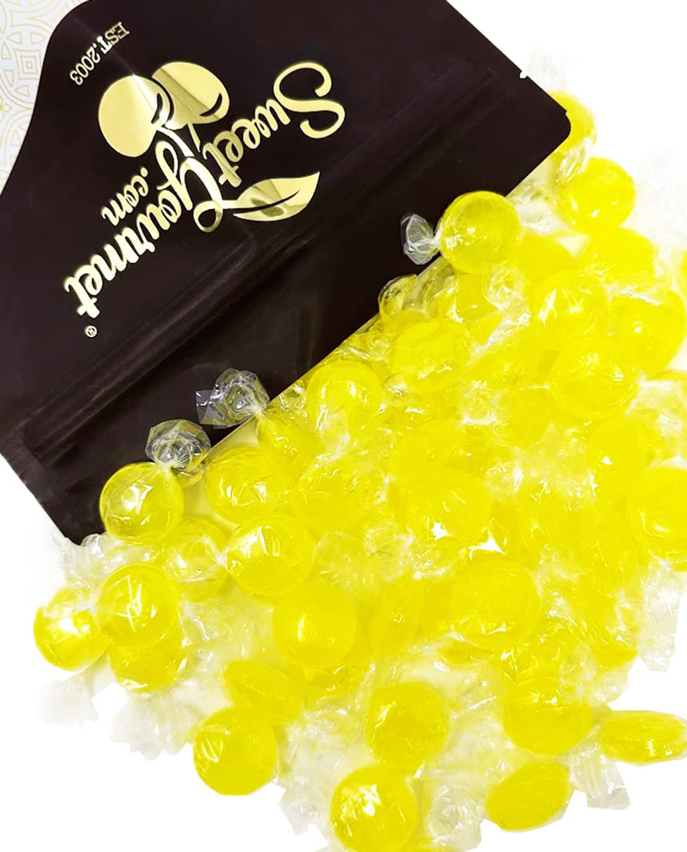 SweetGourmet Sugar-Free Lemon Buttons Arcor Bulk Hard Candy | 1 Pound