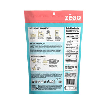 ZEGO Foods Organic, Superfood Oatmeal & Muesli, Certified Gluten Free (Cinnamon Twist) 13oz