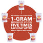 Zellies 100 Xylitol Sugar Free Cinnamon Chewing Gum Cinnamon Flavor (240 Count - Pack Of 1)