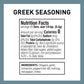 The Spice Hunter Seasoning Blend Jar, Greek, 1 Oz