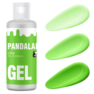 Lime Gel Food Coloring - Pandalab 2 Ounce High Concentrated Food Dye for Baking, Cake, Cookie, Fondant, Icing, Easter Egg, Macar
