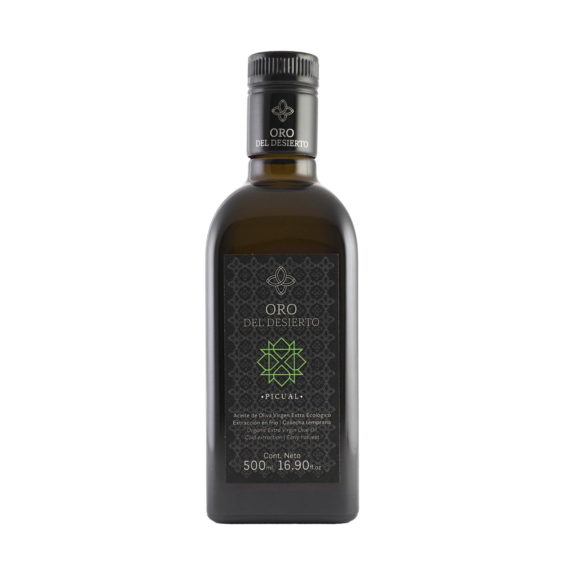 Oro Del Desierto Picual - Organic Gourmet Extra Virgin Olive Oil - 16.91 Fl Oz