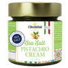 Pistachio Cream with Sea Salt, Sicilian Sweet & Salty Pistachio Spread, 7 oz (200g), Sweet Pistachio Butter, Product of Italy, L