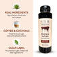 TUTURU Botanical Coffee Brown Sugar Agave Simple Syrup - Sweetened with Raw Agave Nectar, 13.5 Fl Oz