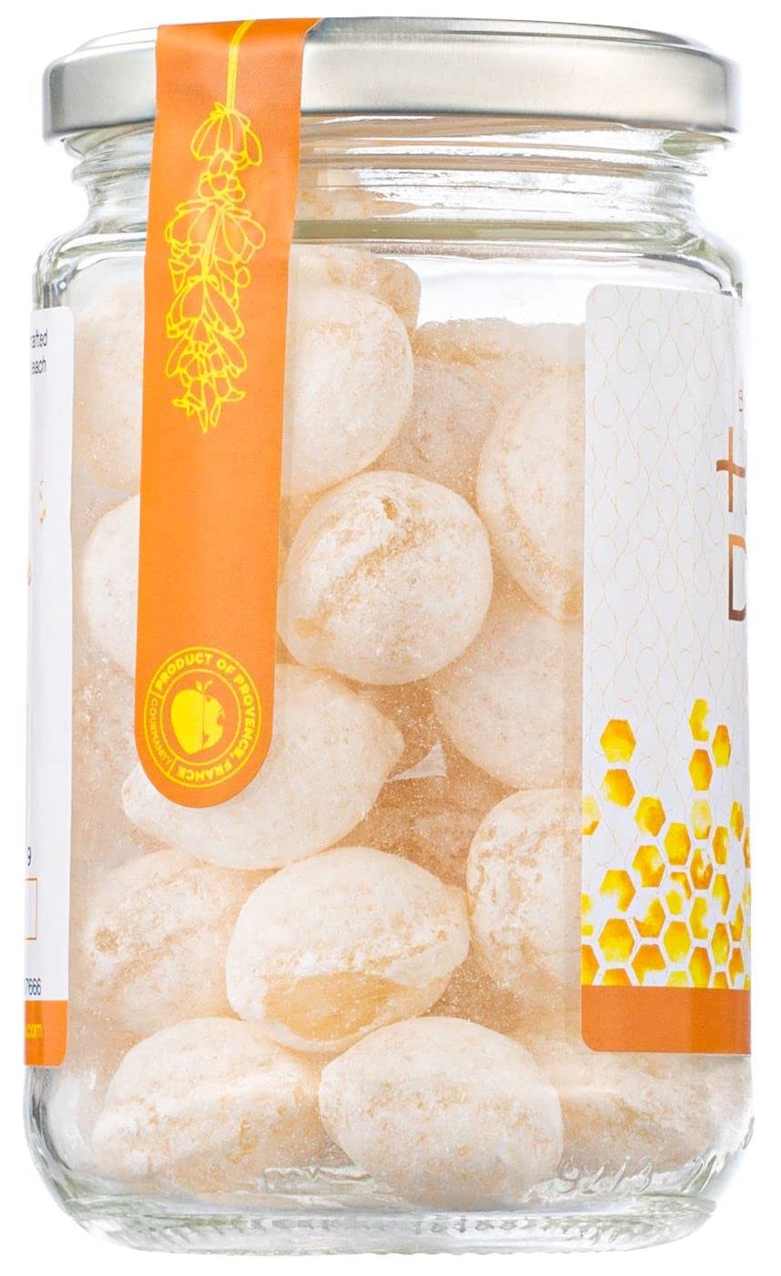 Gourmanity Honey Drops, Delectable Balls Of Hard Honey Candy With Surprise Honey Filling, Carefully Crafted With Natural Honey,
