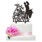 Motorcycle Wedding Cake Topper, Ride With Me Forever Cake Topper, Bride And Groom With Motorcycle Cake Topper For Wedding/Annive