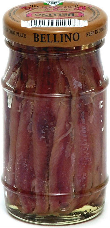 Bellino Fillet of Anchovy, 4.25-Ounce Glass Jars (Pack of 4)
