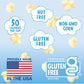 Like Air Puffcorn 2 Flavor Variety Pack (0.5 oz, Pack of 20) White Cheddar and Classic Puff Corn, Single Serve Snacks, 80 Calori