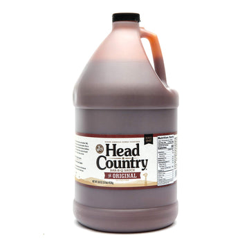 Head Country Bar-B-Q Sauce, Original - Soy Free, Gluten Free Barbecue Sauce With No Added Preservatives - Sweet & Savory Championship Bbq Sauce For Chicken, Pork, Ribs & Burgers - 160 Ounce, Pack Of 4