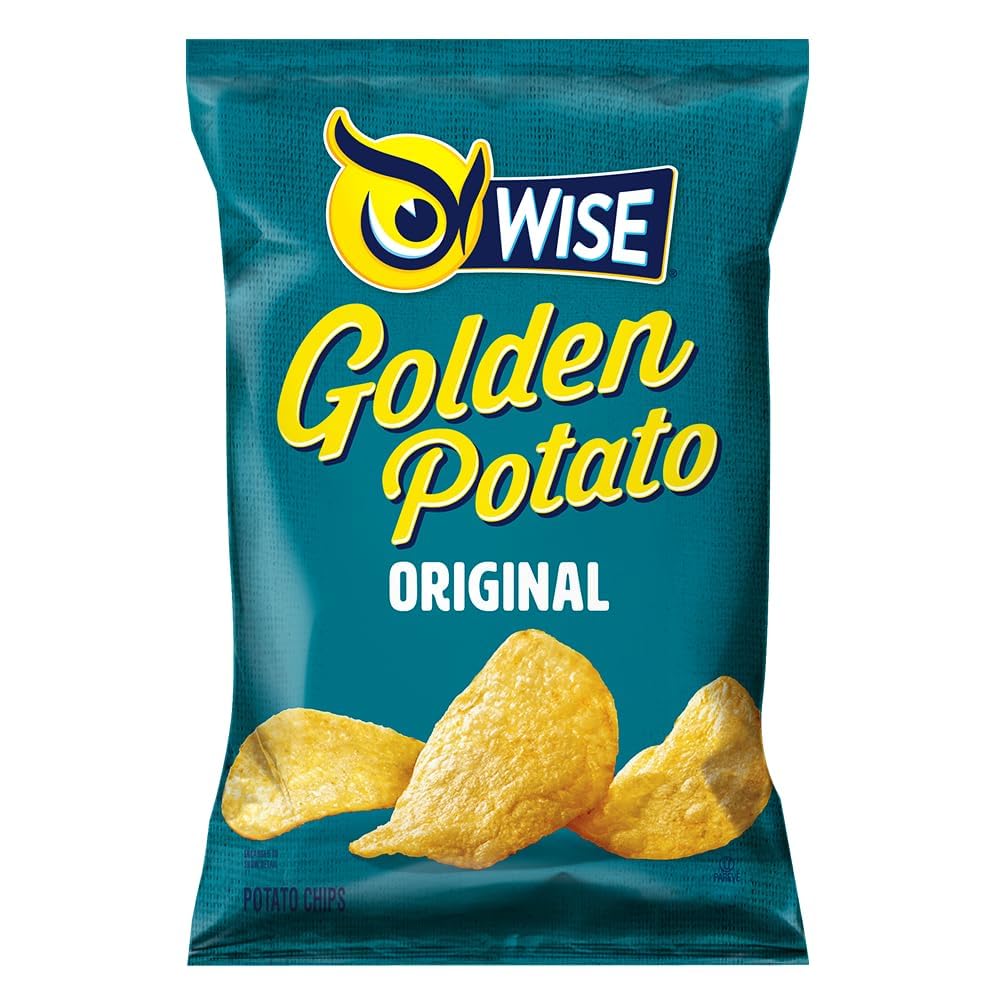 Wise Foods Golden Original Potato Chips, 4-Pack Bags