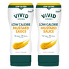 Vivid Kitchen Low-Calorie Mustard Sauce - 2 Pack - Low Sugar, 10 Cal/Serving - Allulose Sweetened, No Preservatives Or Msg - Easy Squeeze Bottle - Healthy, Flavorful Mustard For Sandwiches, Dressings, Marinades & More