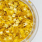 Gold Edible Star Shaped Glitter for Cakes - Fancy Edible Stars Cake Decorations in Metallic Gold for Cake Decorating, Toppings,
