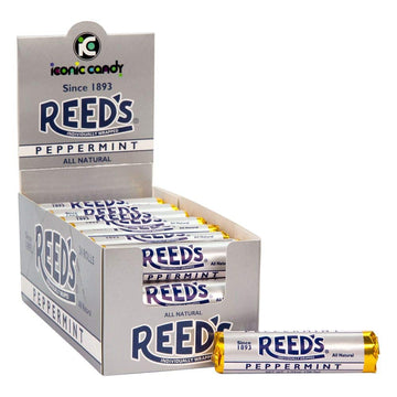 Reeds Peppermint Candy Rolls | Traditional Peppermint Hard Candy | Reeds Candy Peppermint Minty Fresh And Surprisingly Sweet Bro