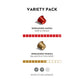 Nespresso Espresso Coffee compact pieces, Variety Pack Napoli & Venezia, 50 Count, Original Line