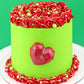Grinch Sprinkles For Cookie Decorating Fancy Heart Sprinkles For Cake Decorating Edible Cake Decorations, Green Sprinkles With R