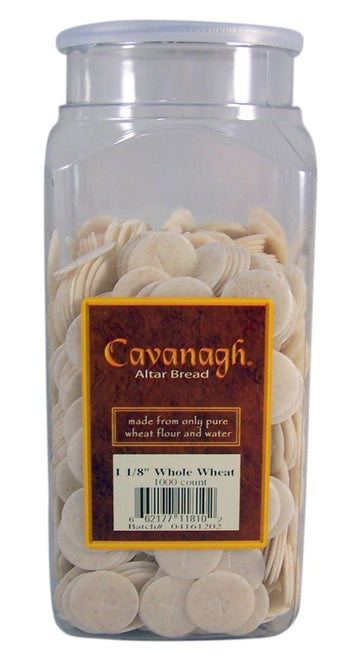 Cavanagh Altar Bread - 1 1/8'' Whole Wheat - 1000/Container