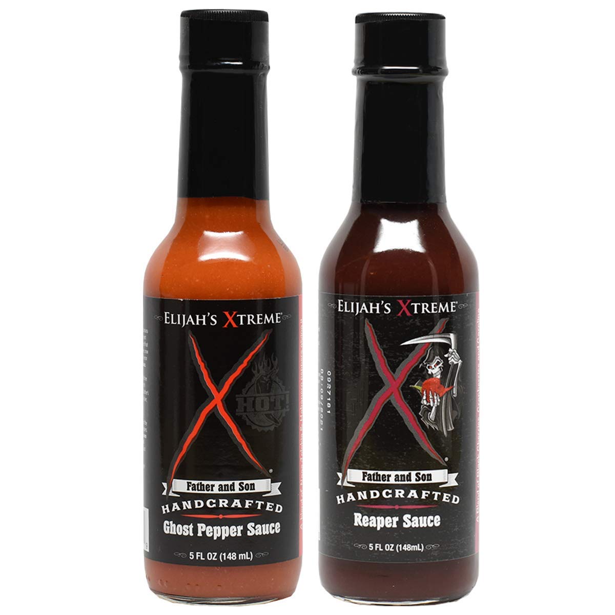 ElijahS Xtreme Carolina Reaper Hot Pepper Sauce With Sweet Black Cherries  Cranberries And Kentucky Flavor Blend (5 Oz) (2-Pack) (Xtreme Ghost Pepper And Carolina Reaper)