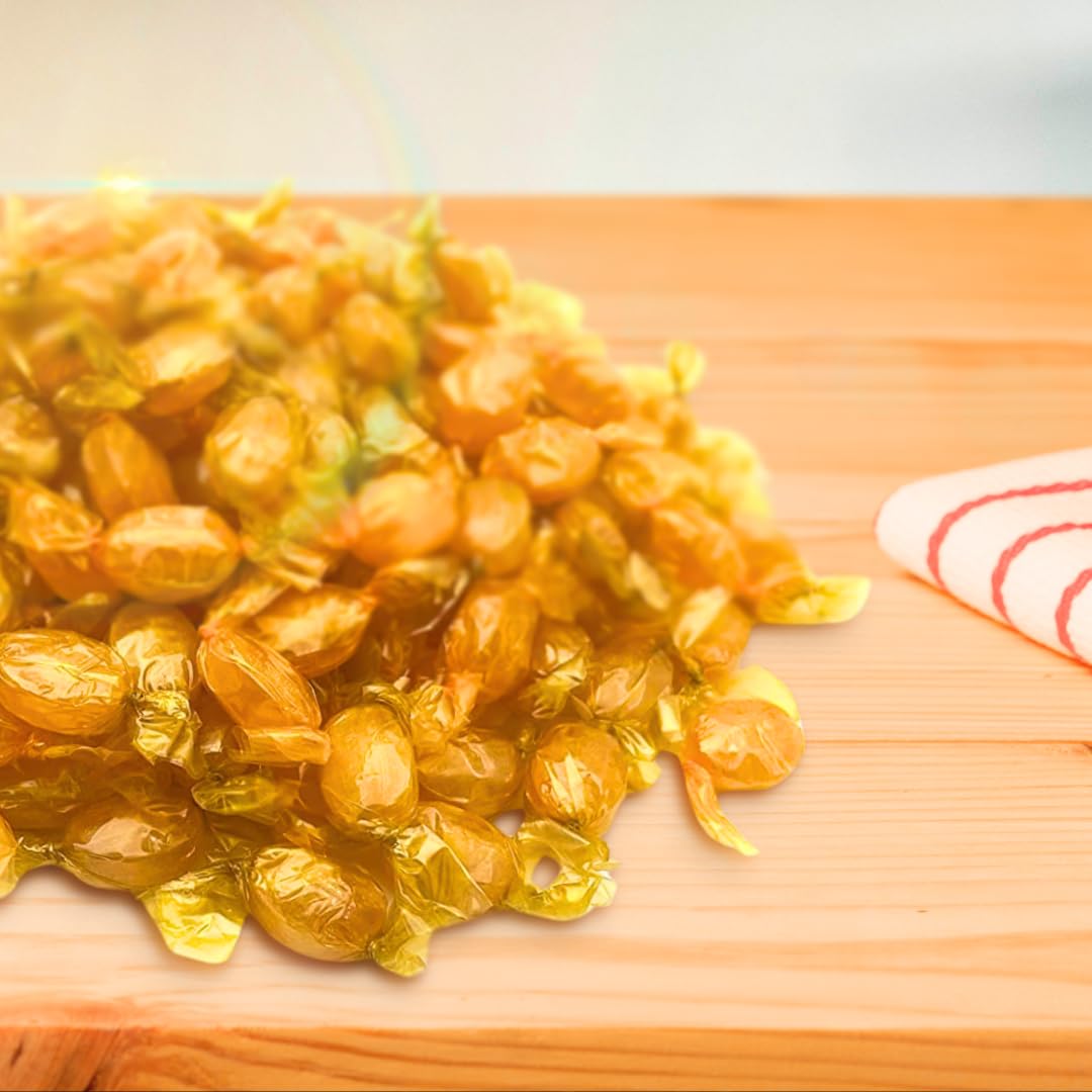 Butterscotch Hard Candy - Individually Wrapped - Rich & Creamy Old-Fashioned Flavor - Classic Sweet Treat - Lecsa Specialty Snac