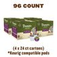 Panera Bread Hazelnut Crme Light Roast Coffee, Single Serve 96 Count Pods (4 Packs Of 24)