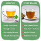 HANDPICK Holy Basil Tea Bags - Caffeine Free, Non-GMO, 100 Count, Eco-conscious Round Bags