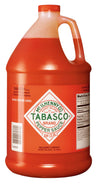 TABASCO Brand Original Red Pepper Hot Sauce, Medium Heat, Bulk Plastic Jug, Classic & Versatile, Three Simple Ingredients, For L