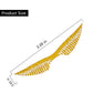 Doryfew 50Pcs Golden Wings Chocolate Decor, Wafer Cupcake Toppers, Model TS-5, Paper, Style E