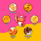 CHIRAMEN Dried Seafood Mix Ramen Toppings  Shrimp  Fish Cake  Squid  compatible with Crab  Eggs  Perfect for Cup Noodles.