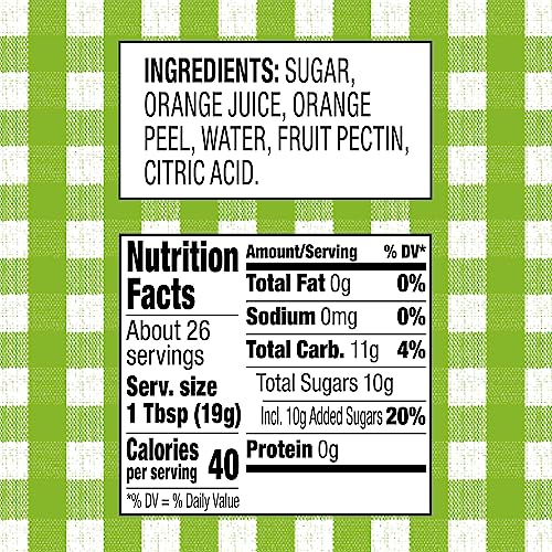 Smucker'S Natural Orange Marmalade Fruit Spread, 17.25 Ounces