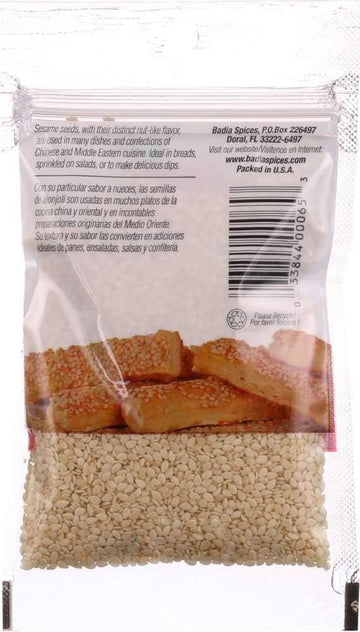 Badia, Sesame Seed Cello, 1.5 Oz, (Pack Of 12)