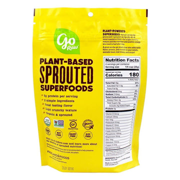Go Raw - Snack Seed Snflwr Sprtd - Case of 10 - 4 OZ (10x4 OZ)