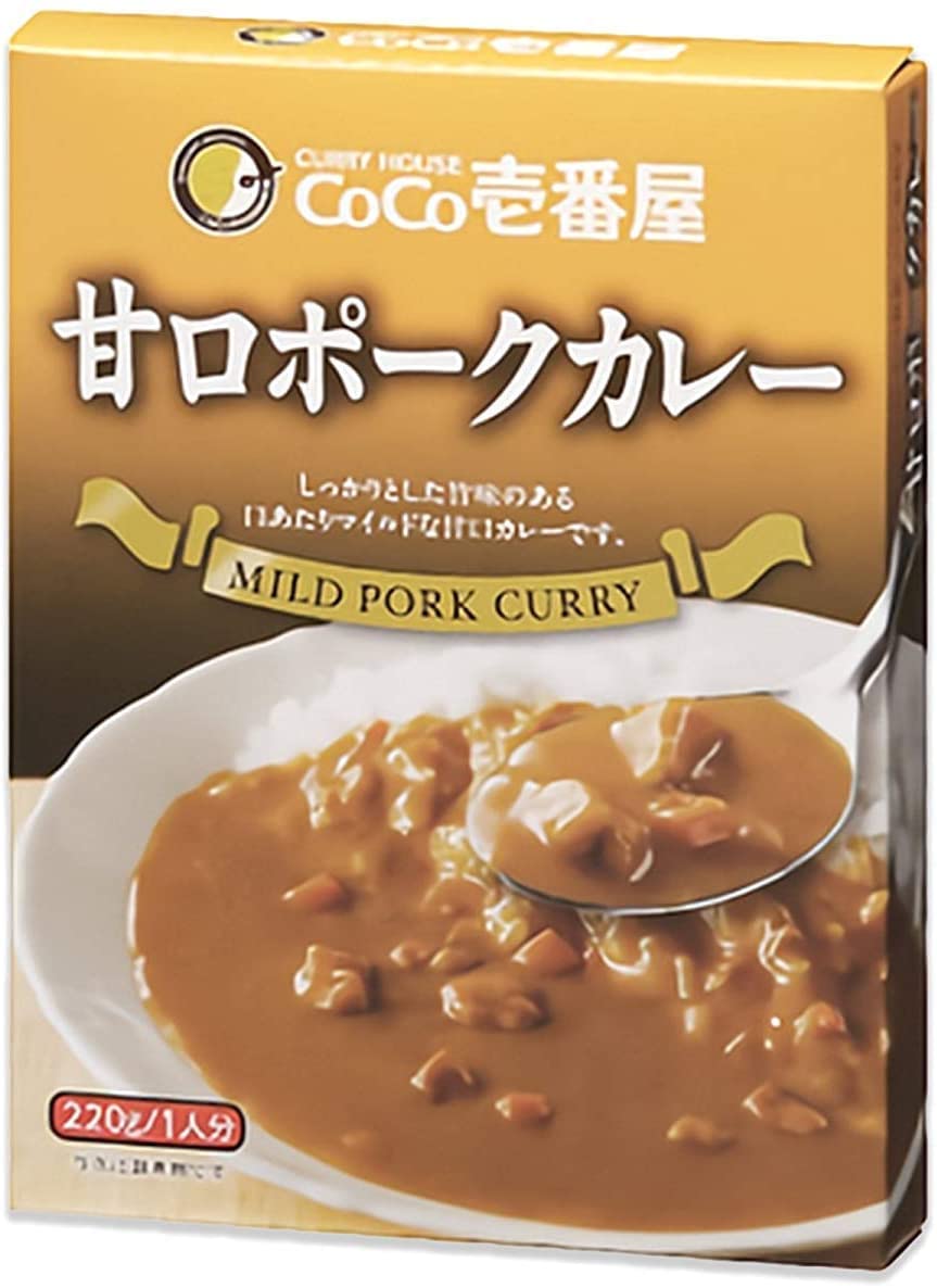CoCo Ichibanya Curry House, mild pork curry (pack of four)