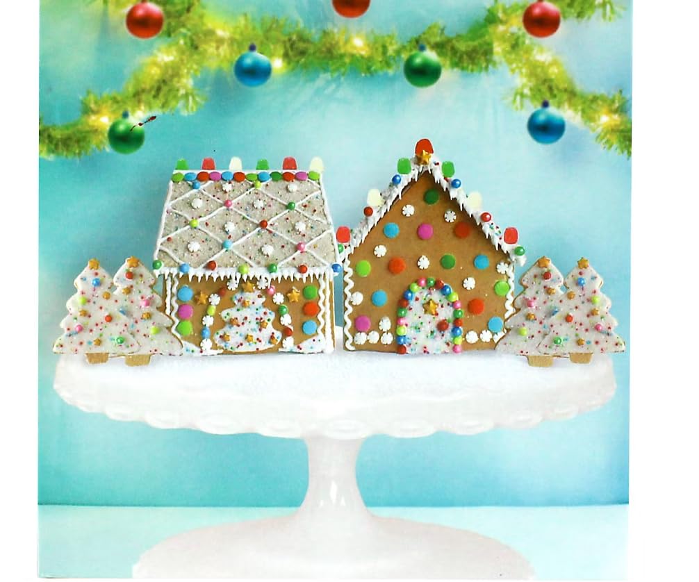 DIY Easy Build Gingerbread House Christmas Cookie Decorating Kit 2-Pack - Ready-to-Build Holiday Houses with Icing & Candy (52.6 Ounce)