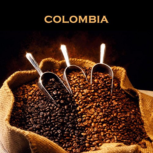 Oma Cafe Excelso Medium/Dark Roast 100% Arabica Whole Beans, 5 lb Bag, 2500g, 88oz, Colombia Coffee Beans