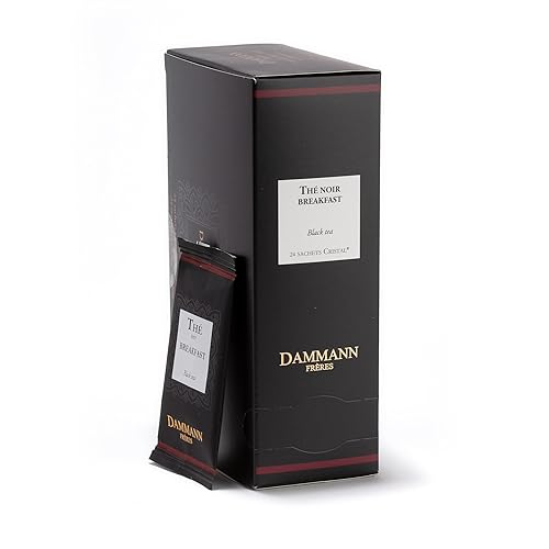 Dammann Freres Loose Leaf, Breakfast Blend Premium Gourmet French Black Tea, 24 Count (Single Pack)