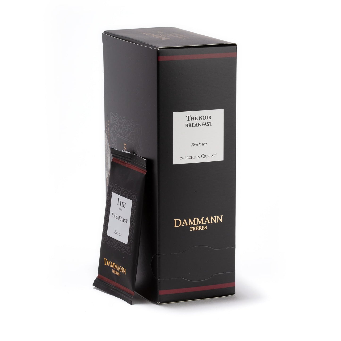 Dammann Freres Loose Leaf, Breakfast Blend Premium Gourmet French Black Tea, 24 Count (Single Pack)