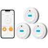 Aegislink Wi-Fi Combination Smoke And Carbon Monoxide Detector Compatible With Tuyasmart & Smart Life App, Sc-Wf240, 3 Pack
