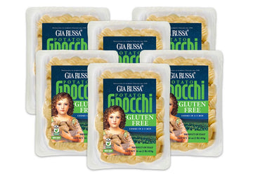 Gia Russa Gluten Free Gnocchi with Potato - Gluten Free Pasta, Potato Gnocchi, Traditional Italian Potato Gnocchi, Vegan Pasta, 