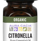 Aura Cacia Organic Essential Oil, Citronella, 0.25 Fluid Ounce