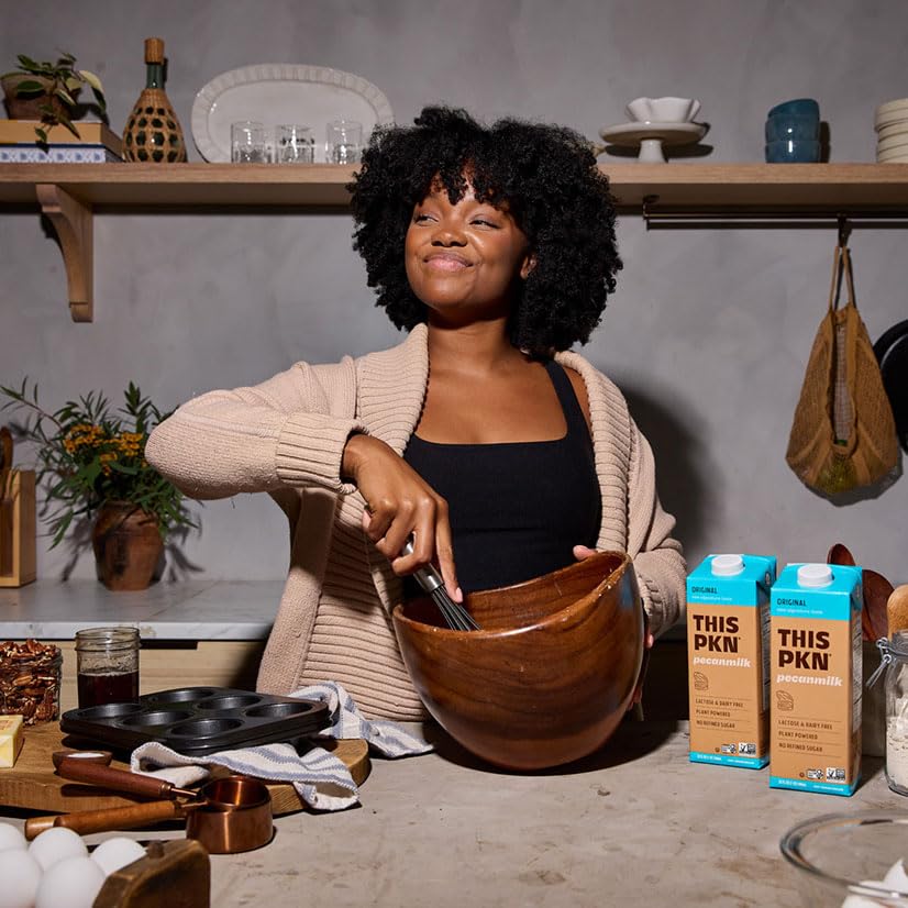 PKN Pecan Milk - Original Non-Dairy Milk Alternative, Made from Real American Pecans, Plant-Based Nut Milk, Lactose-Free, Vegan,