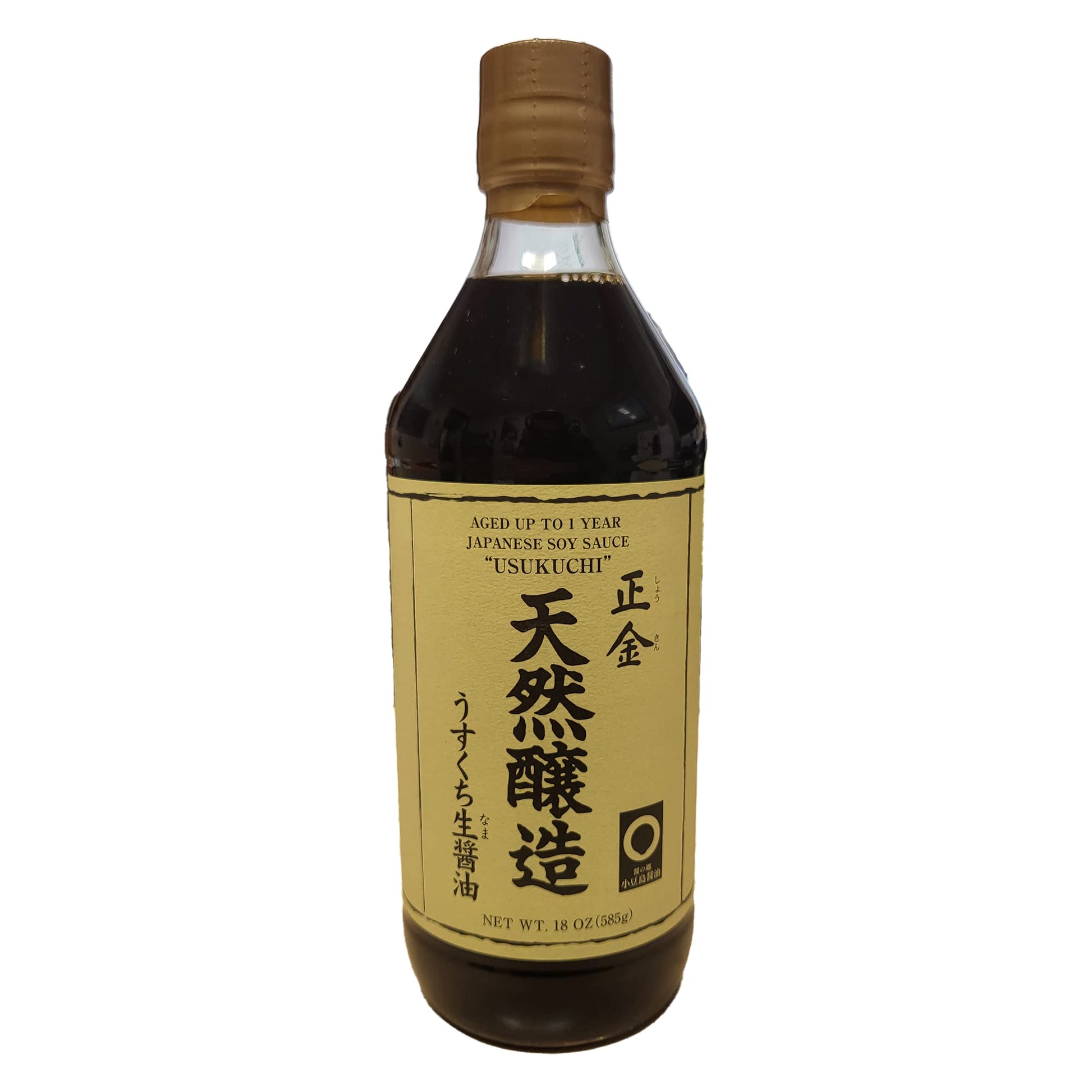 Yamaroku Usukuchi Soy Sauce, Aged 1 Year, 18 Fl Oz, Japanese Fermented in Wooden Barrels, Traditionally Brewed