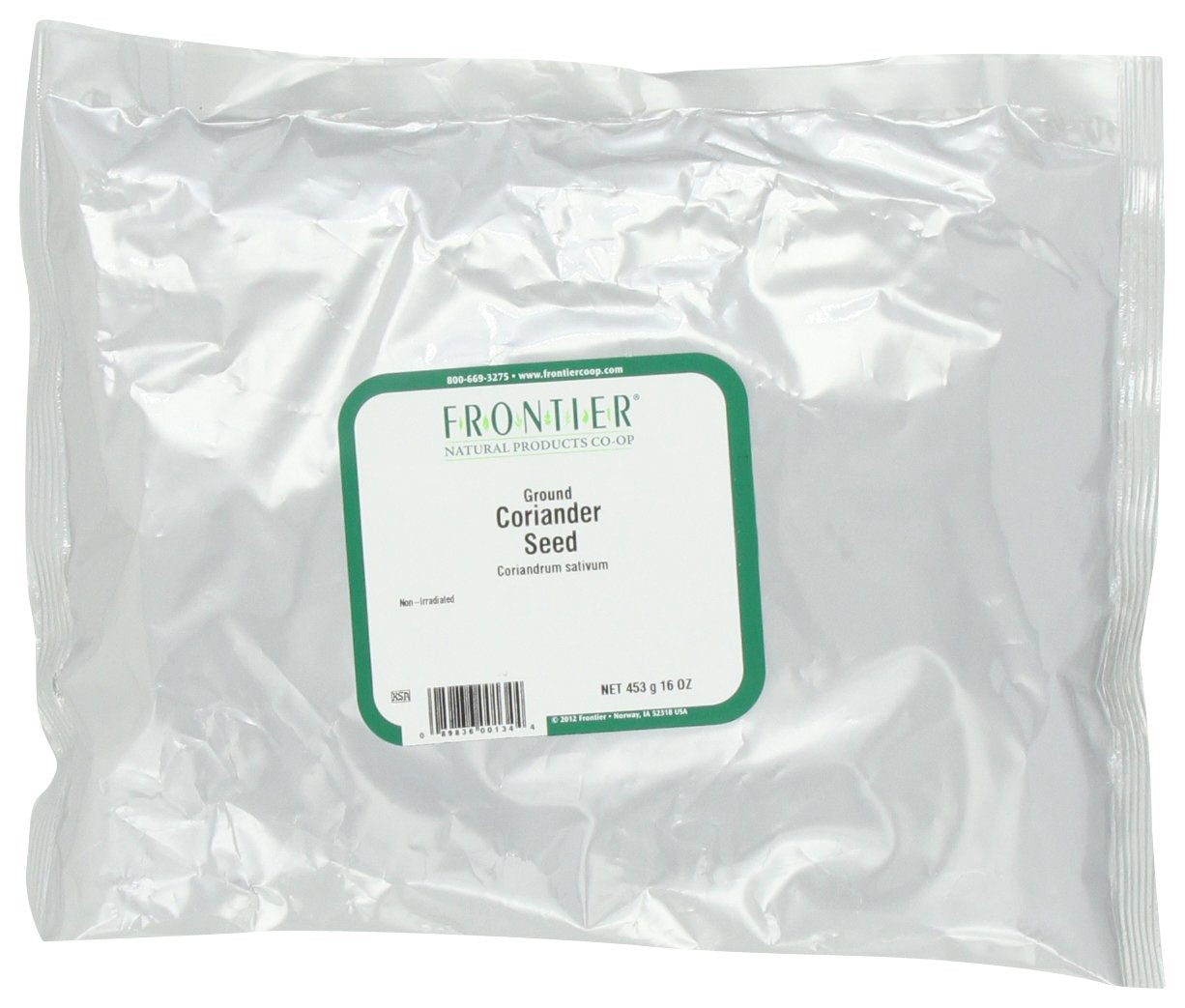 Frontier Coriander Seed Powder, 16 Ounce Bags (Pack of 2)