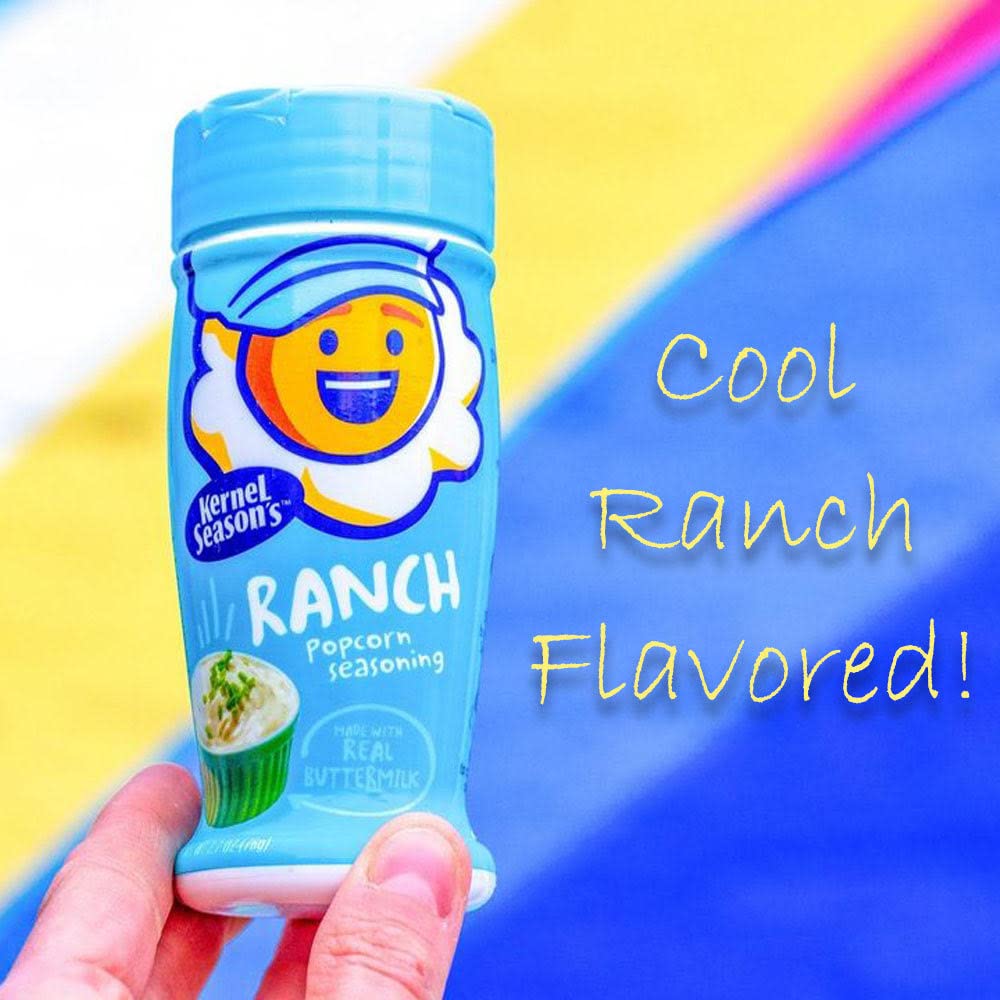Kernel Seasons Popcorn Seasoning, Cool Ranch Flavored Snack Seasoning Shakers (Pack of 2)