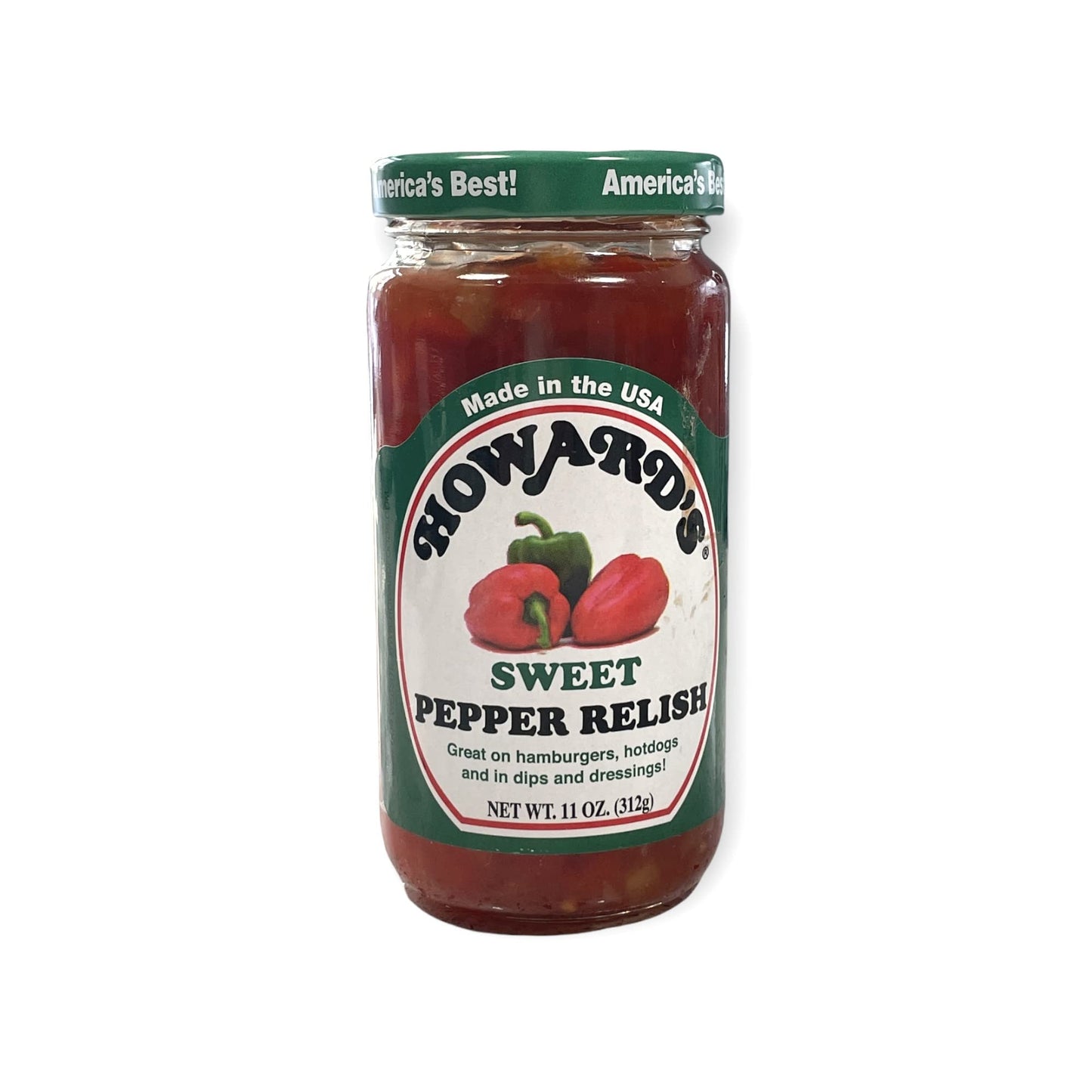Howard Sweet Pepper Relish 11 Oz - 4 Unit Pack