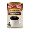 Caffe DVita Espresso Coffee - Instant Espresso Coffee Powder, Ground Espresso Beans, Keto, Gluten Free, No Cholesterol, No Trans Fat, Kosher-Dairy Instant Coffee Drinks - 3 Oz Can