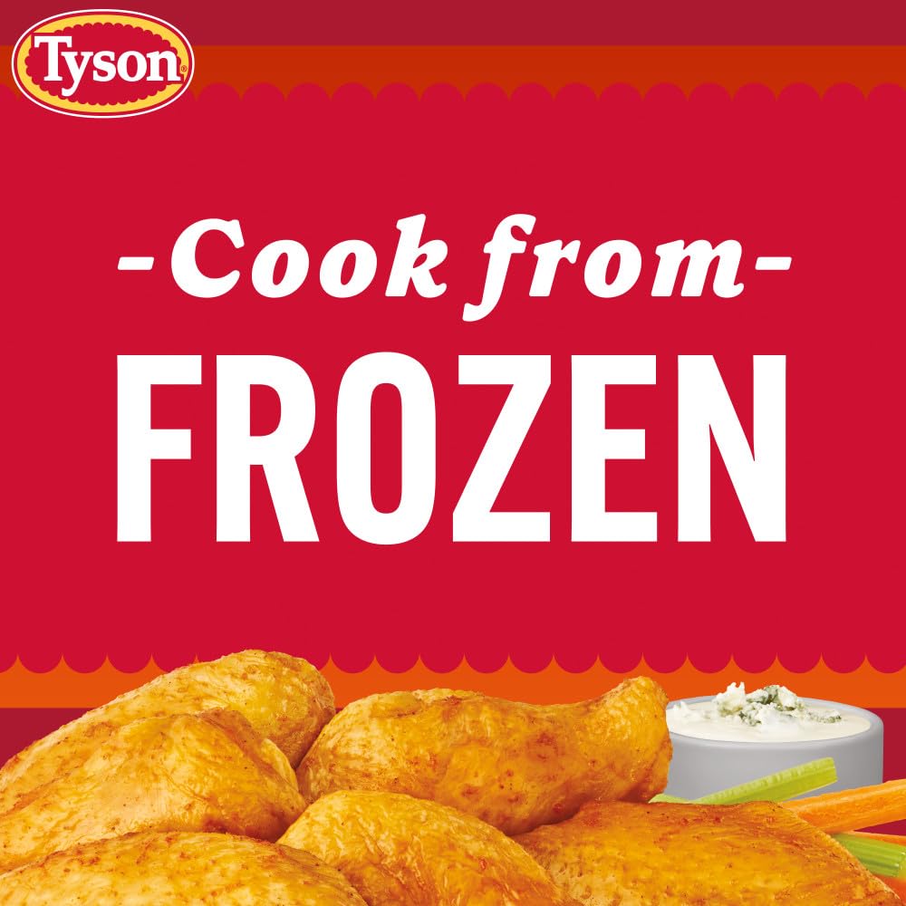 Tyson Buffalo Frozen Chicken Wings, 40 Oz Bag