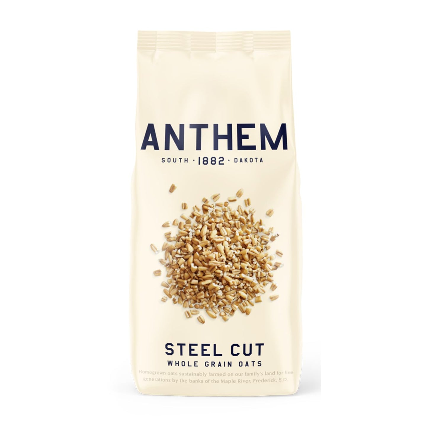Anthem Steel Cut Oats - Instant Oatmeal, 30oz, Packed with Fiber for Lasting Energy