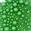 Gevog 1 Bottle Green Pearls Sprinkles Mixing Edible Cake Cupcake Sprinkles for Wedding Valentines Party Baking Cupcake Cookie Ic