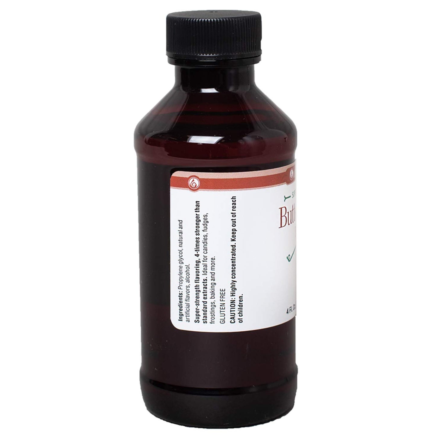 LorAnn Butter spirit-inspired flavor Flavoring, 4 oz Bottle, Brown, Ideal for Baking and Candy Making