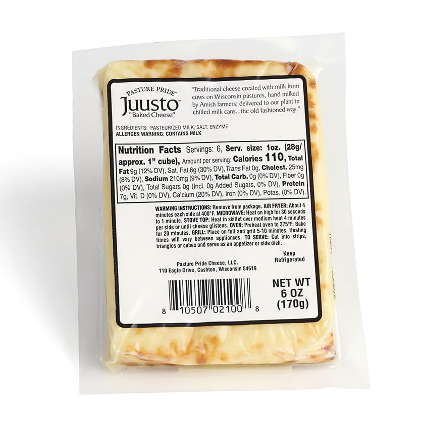 Juusto Variety Baked Bread Cheese-Juusto, Juusto Bacon & Juusto Italiano - 3 Pack